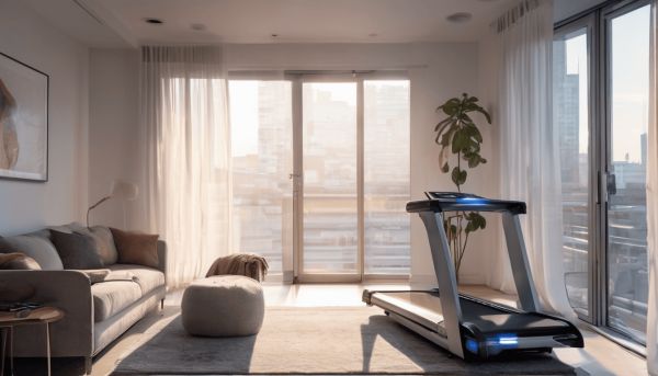 Le tapis de course en appartement, une solution compacte et silencieuse