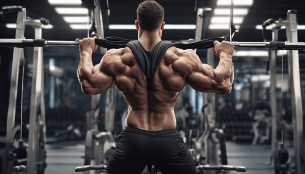 Le tirage horizontal prise large pour un dos musclé